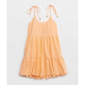 Aerie Magic Hour Coverup Dress in Main Mango. Size large.